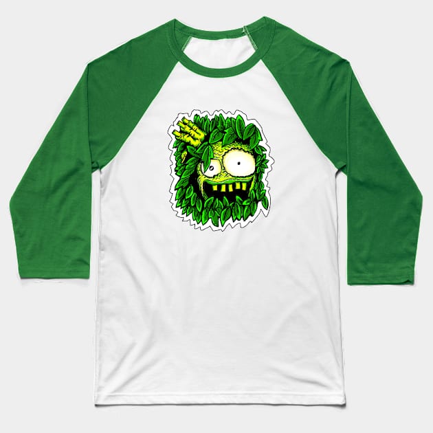 Creeper Baseball T-Shirt by PungentBasementArt